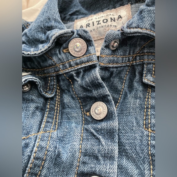 Arizona Kids Crop Denim Jacket 6yr Large - Picture 3 of 6